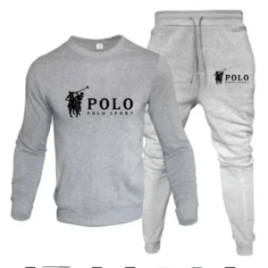 men's autumn and winter sets of round neck sweatshirts and jogging pants